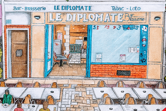 Restaurant Le Diplomate à Lisieux, France