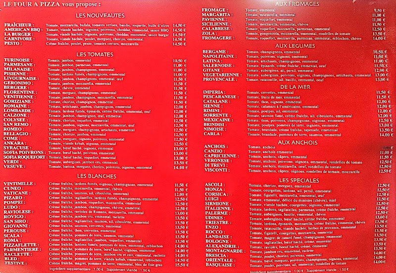 Restaurant Le Four à Pizza à Caumont-sur-Durance, France