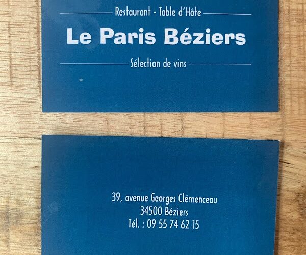Restaurant Le Paris Béziers à Béziers, France