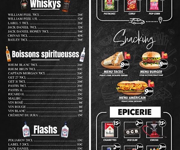 Le Rio – Bar Restaurant et Épicerie de Nuit à Dole, France