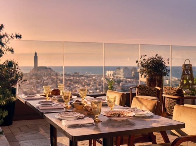 Restaurant Le Rooftop | Royal Mansour Casablanca à Casablanca, Maroc