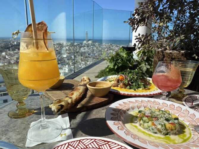 Restaurant Le Rooftop | Royal Mansour Casablanca à Casablanca, Maroc