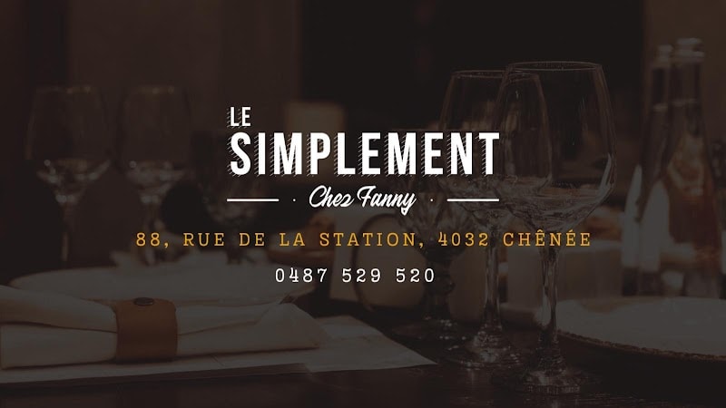 Restaurant Le Simplement – chez Fanny à Liège, Belgique
