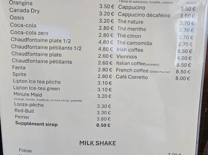 Restaurant Le vaudrée à Liège, Belgique