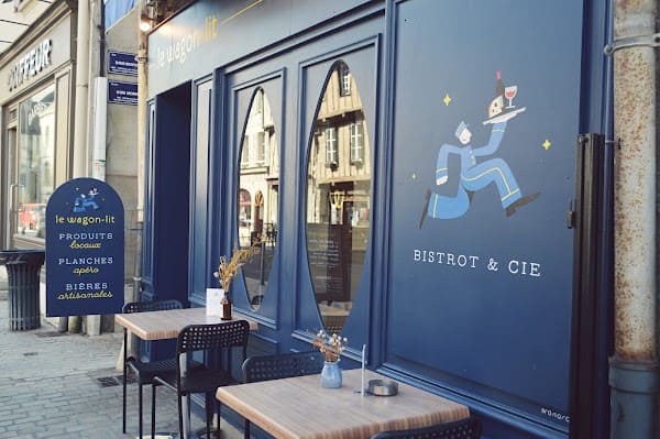 Restaurant Le wagon-lit à Quimperlé, France