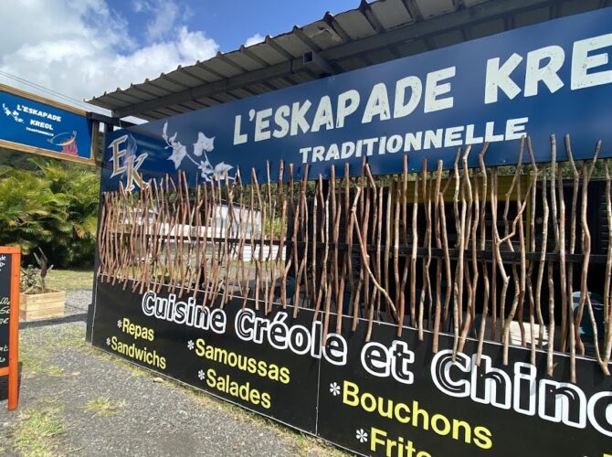 Restaurant L’Eskapade kreol snack-bar à Saint-André, La Réunion