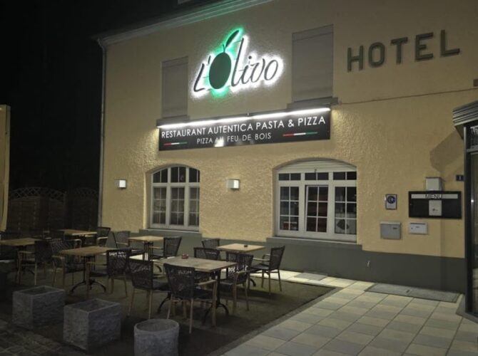 Restaurant L’Olivo à Esch-sur-Sûre, Luxembourg