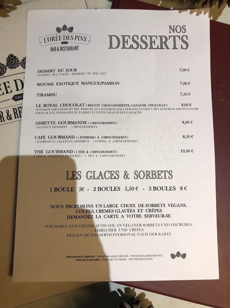 Restaurant L’Orée des Pins à Grayan-et-l'Hôpital, France