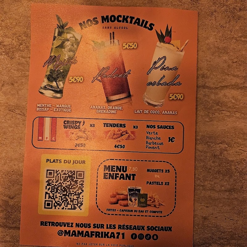 Restaurant Mamafrika – Cuisine Africaine à Chalon-sur-Saône, France