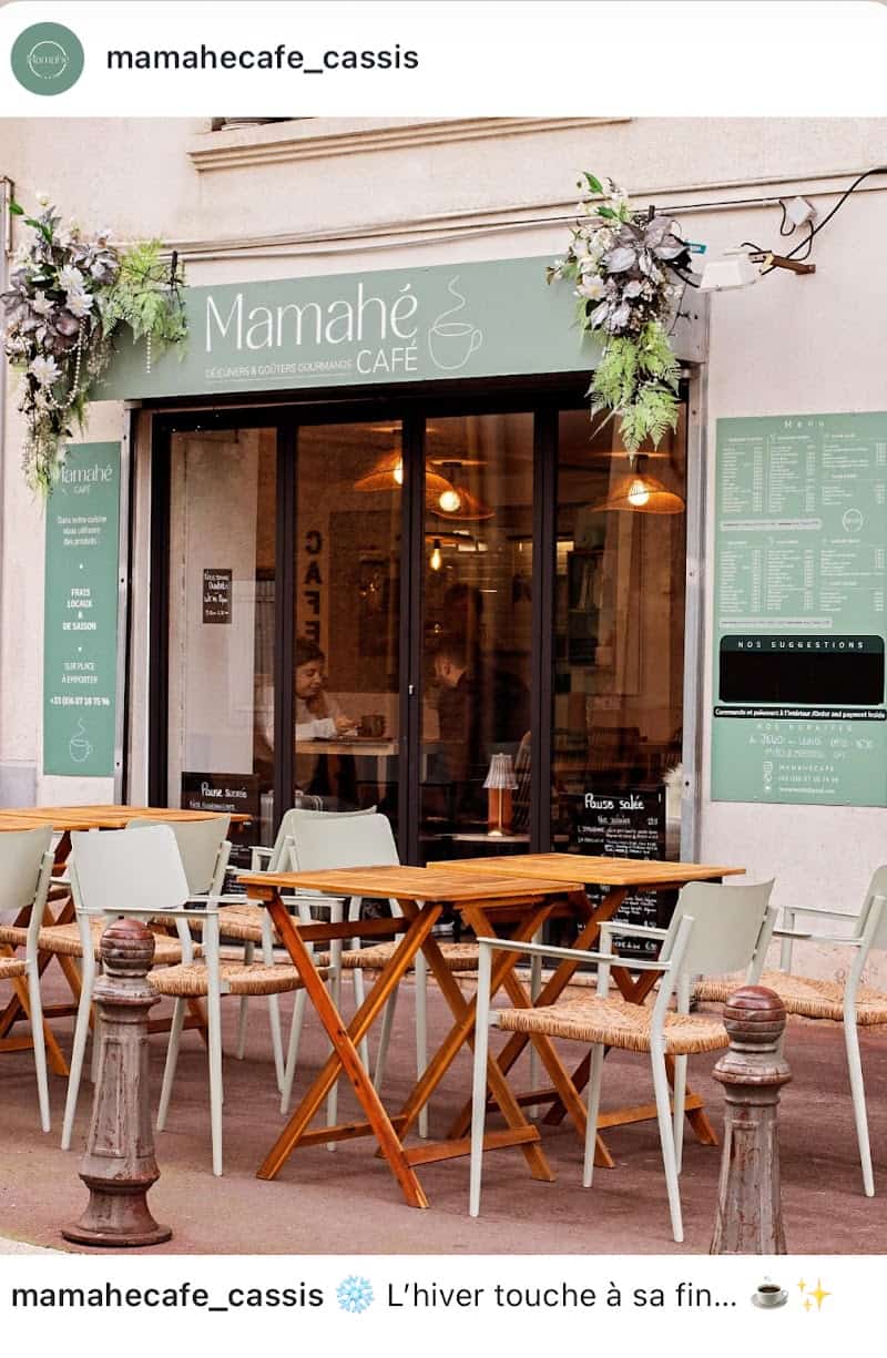 Restaurant Mamahé café à Cassis, France