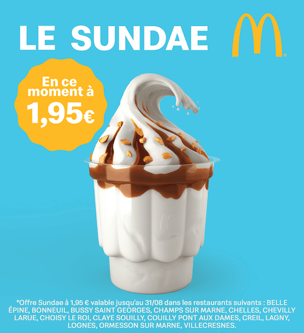 Restaurant McDonald’s à Lognes, France