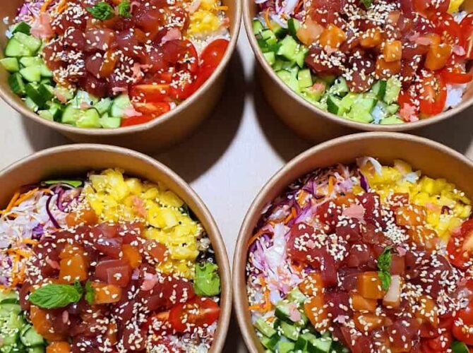 Restaurant Meal Evasion Saladbar&Poke bowl – Traiteur Sushi à Saint-Denis, La Réunion