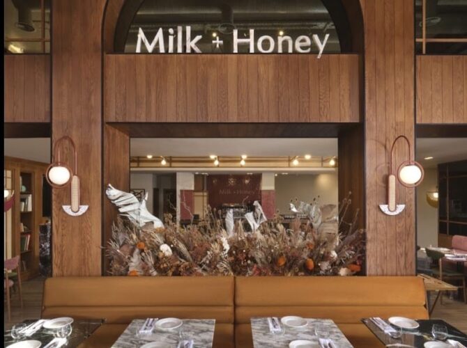 Restaurant Milk + Honey à Casablanca, Maroc