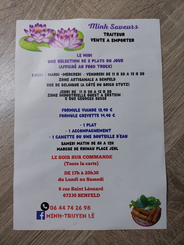 Restaurant Minh-Saveurs à Benfeld, France