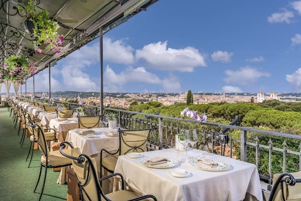 Restaurant Mirabelle à Rome, Italie