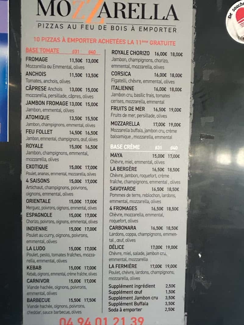 Restaurant Mozzarella à La Londe-les-Maures, France