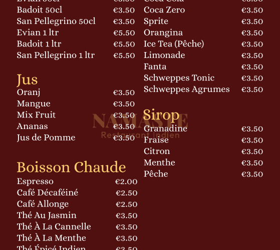 Namaste – Restaurant Indien Chambéry à Chambéry, France