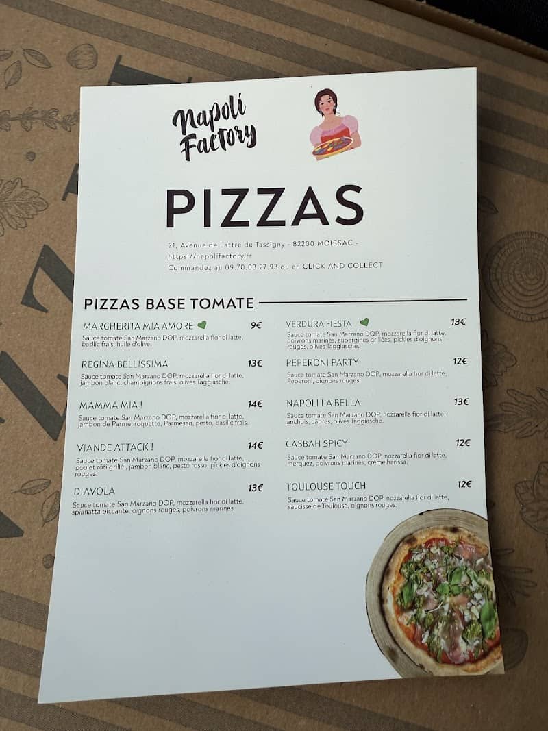 Restaurant Napoli Factory Pizzeria à Moissac, France