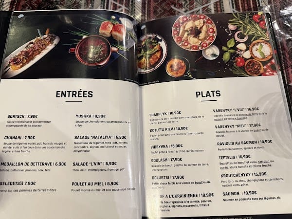 NATALIYA Restaurant Ukrainien à Massy, France