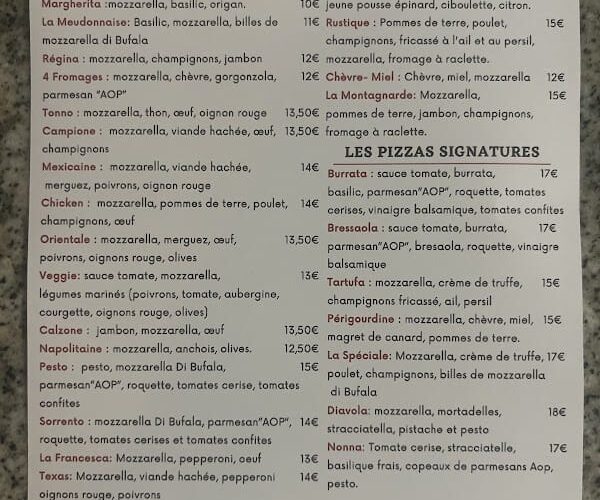 Restaurant Nonna Pizza à Meudon, France