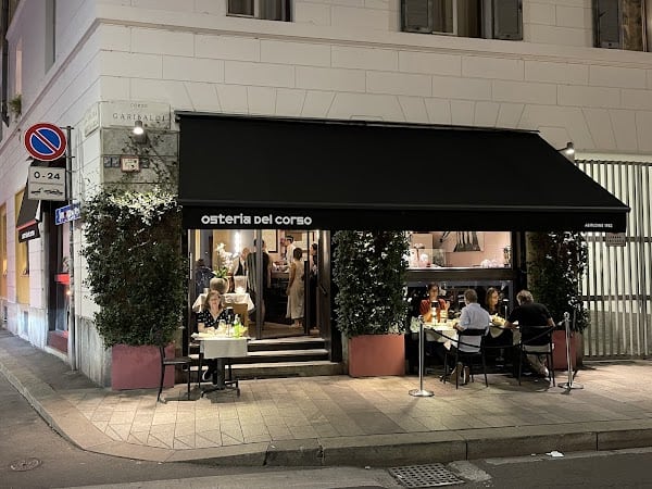 Restaurant Osteria del Corso à Milan, Italie