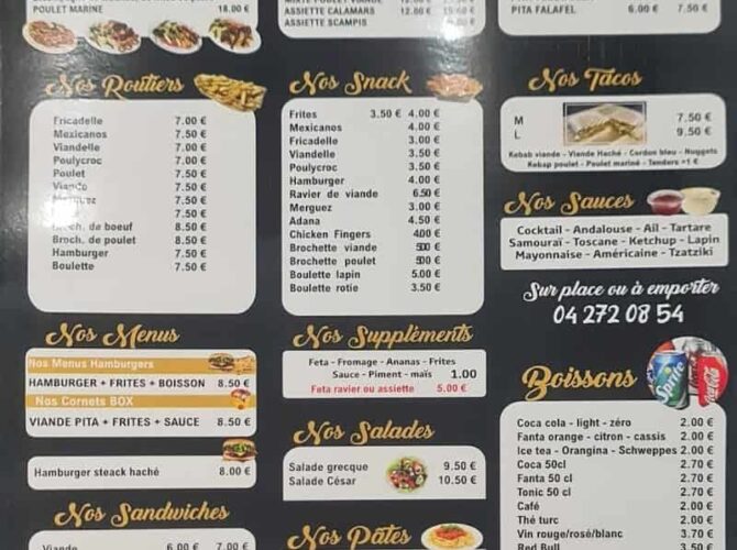 Restaurant Pita Bosphore à Chaudfontaine, Belgique