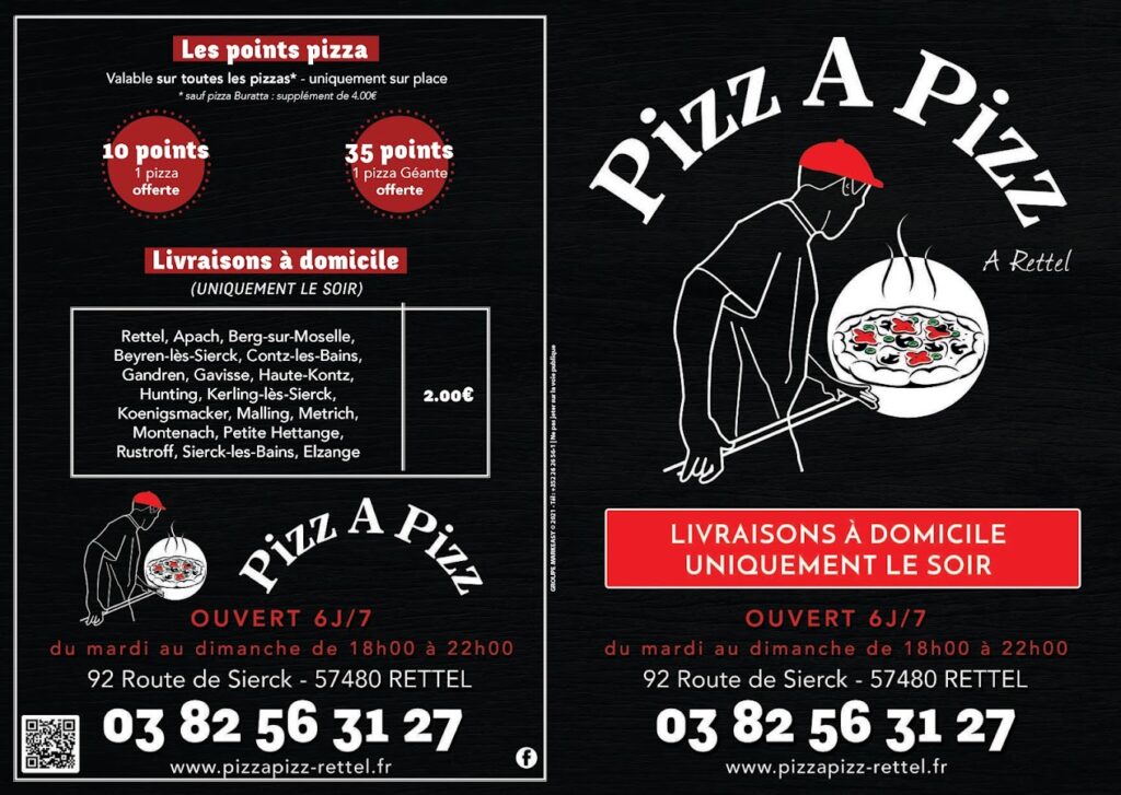Restaurant Pizz A Pizz à Rettel, France