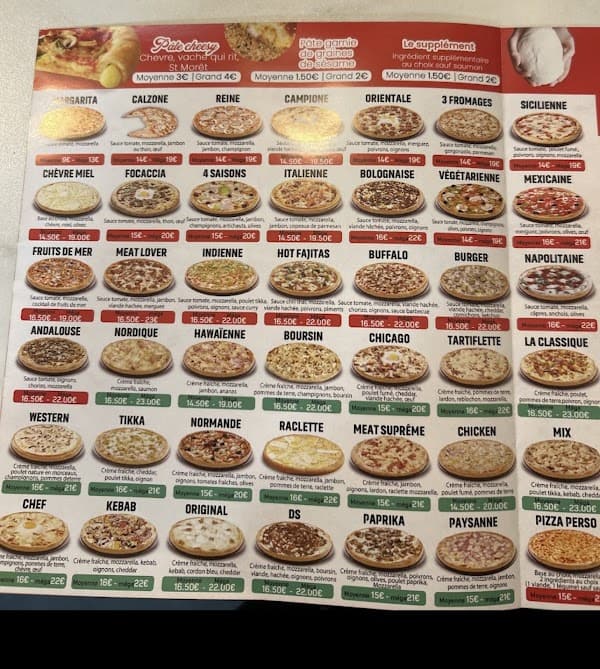 Restaurant Pizza gino’s à Eaubonne, France