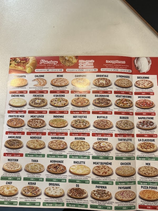 Restaurant Pizza gino’s à Eaubonne, France