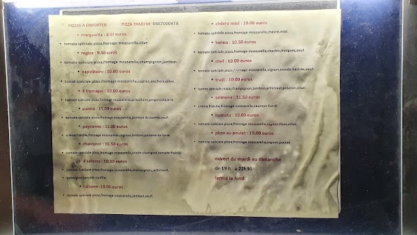 Restaurant Pizza Tradi à Massy, France