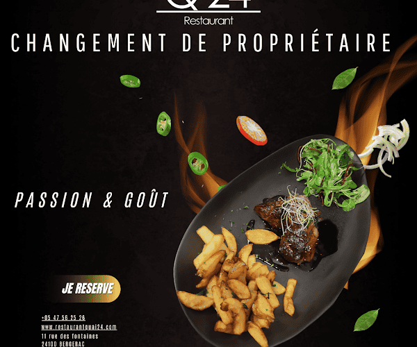 Restaurant Quai 24 à Bergerac, France