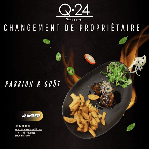 Restaurant Quai 24 à Bergerac, France