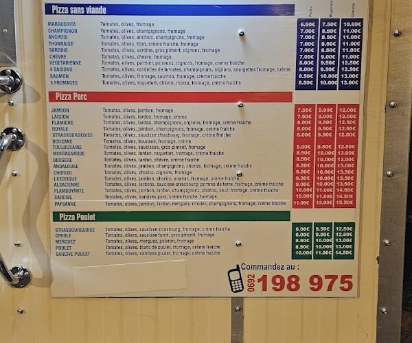 Restaurant Regis Pizza à Sainte-Suzanne, La Réunion