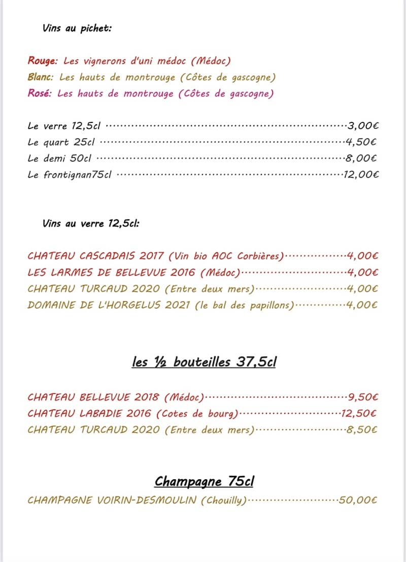 Restaurant Relax café à Grayan-et-l'Hôpital, France