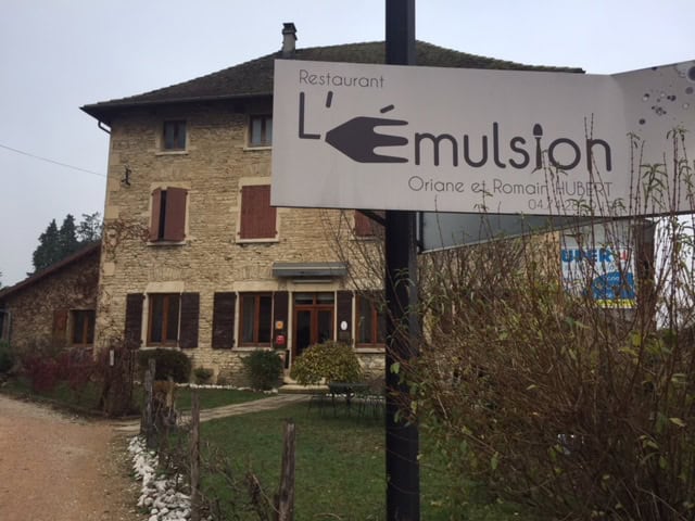 Restaurant l’émulsion à Saint-Alban-de-Roche, France