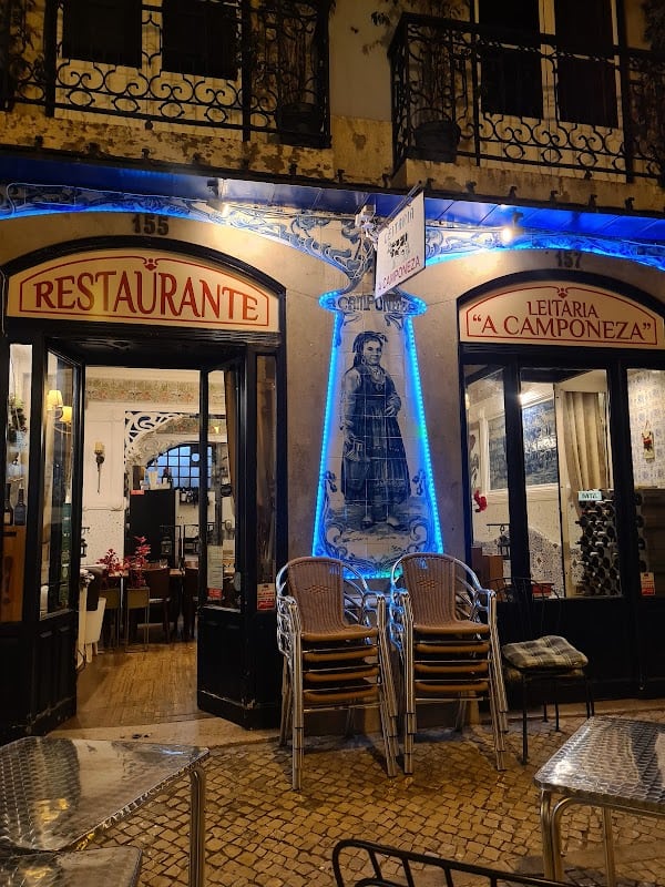 Restaurante “Leitaria A Camponeza” à Lisboa, Portugal