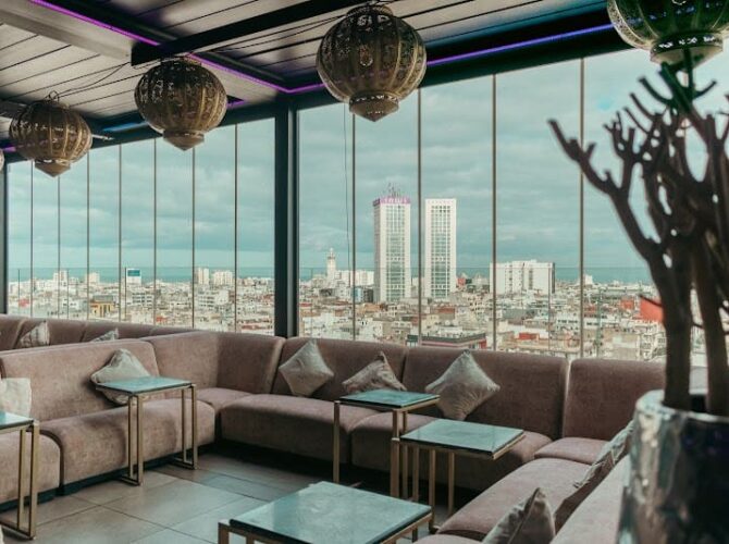 Restaurant Rooftop Nomads à Casablanca, Maroc