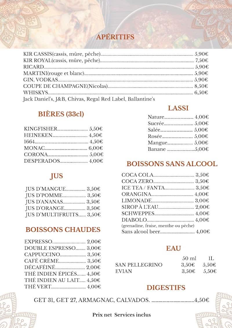 SARTAJ INDIAN RESTAURANT BAR à Chalon-sur-Saône, France