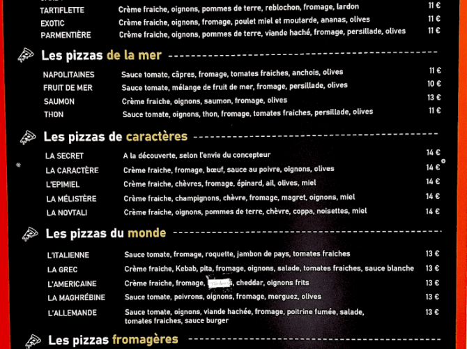 Restaurant Secret pizza à Castelsarrasin, France