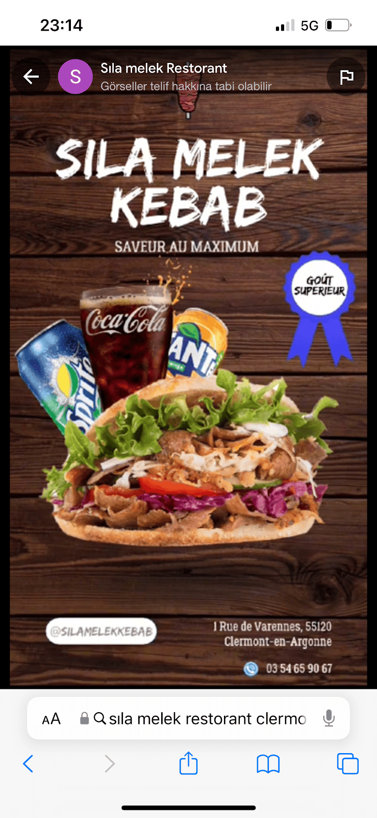 Restaurant Sıla melek Restorant – 55 CLERMONT EN ARGONNE à Clermont-en-Argonne, France