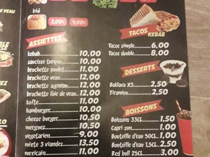 Restaurant Snack Resto Ankara à Talange, France