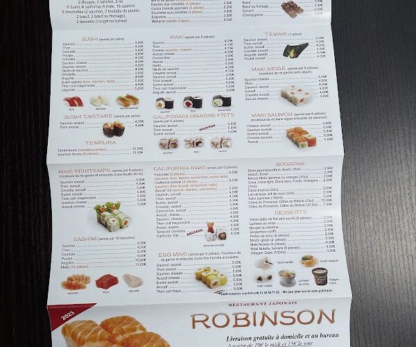 Restaurant Sushi Robinson à Sceaux, France