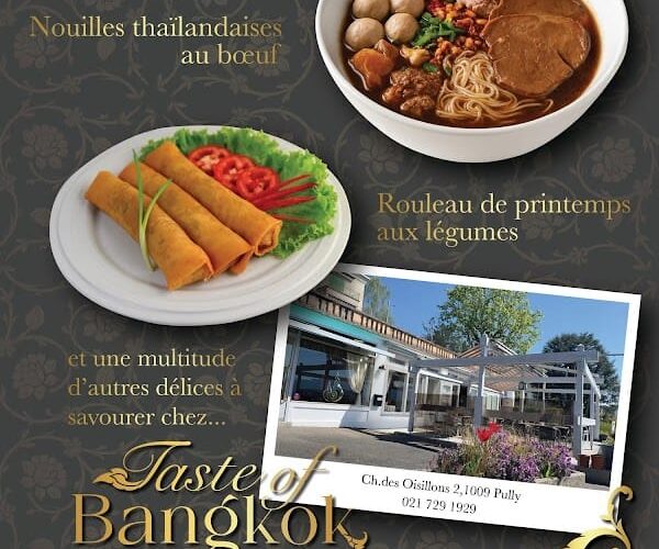 Restaurant Taste of Bangkok à Pully, Suisse
