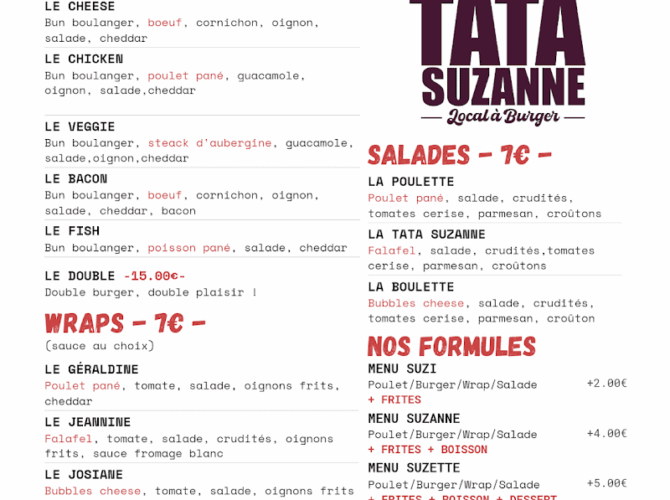 Restaurant TATA SUZANNE à Soulac-sur-Mer, France