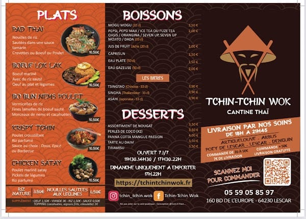 Restaurant TCHIN-TCHIN WOK à Lescar, France