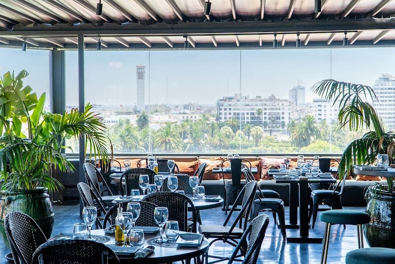 Restaurant Thejamesrooftop à Casablanca, Maroc