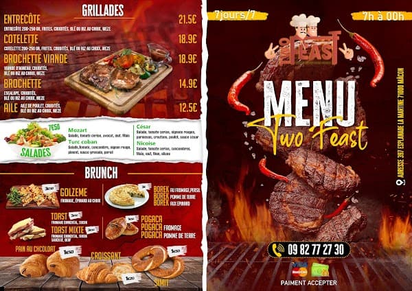 Restaurant Two Feast à Mâcon, France