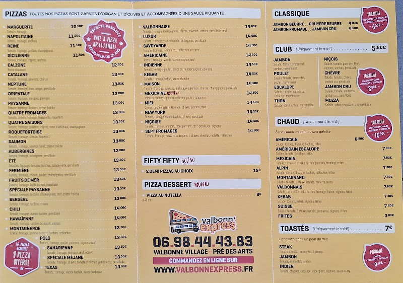 Restaurant Valbonn’ Express à Valbonne, France