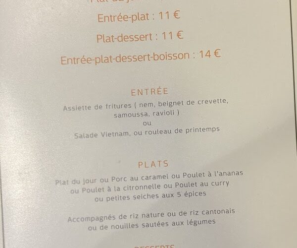 Restaurant Vietnam à Lescar, France