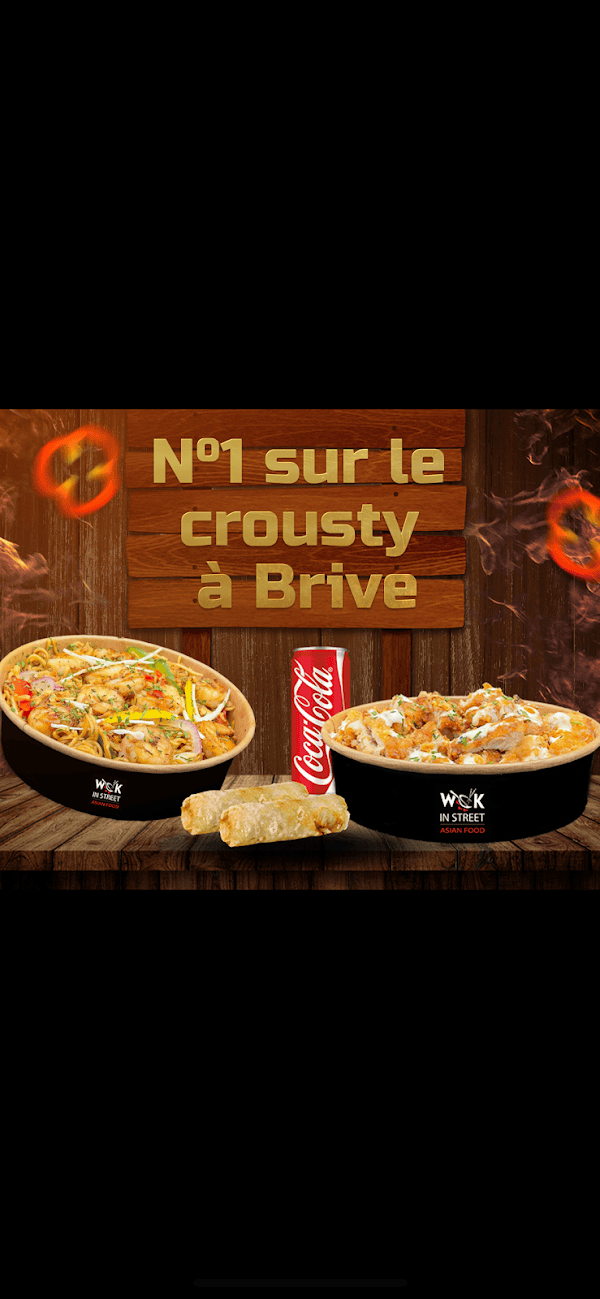 Restaurant Wok in street – Riz Crousty – Brive-La-Gaillarde à Brive-la-Gaillarde, France